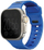 Rrip dore Uniq Stride për Apple Watch 42/44/45/49 mm, FKM Rubber, blu e errët