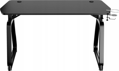 Tavolinë gaming Ultradesk BOOSTER, 136x70.5 cm, me drita RGB, e zezë