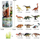 Set figura dinosauri Woopie Dinosaur Animal World, 18 copë, me enë plastike, shumëngjyrëshe