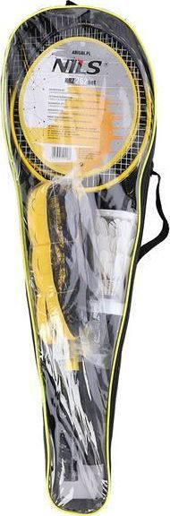 Set 2 raketa + 3 penda rrjete 600x60 cm për badminton NILS Extreme NRZ262
