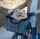 Çantë për qenin për biçikletë Kerbl Bike Dog Carrier, për në timon biçiklete, me shirita që ndriçojnë, gri