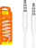 Kabllo audio stereo Denmen DX02, 3.5 mm jack në jack, 2m, e bardhë