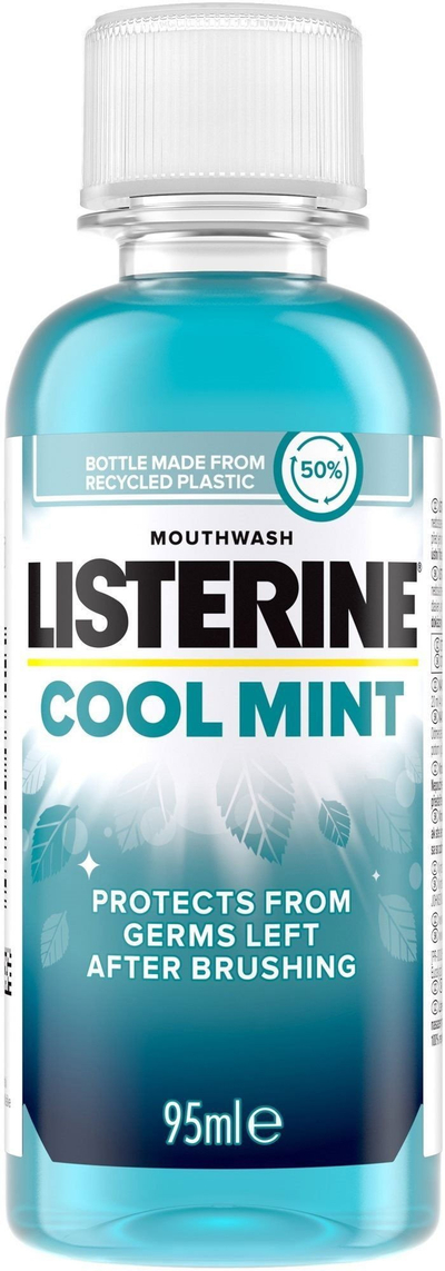 Shpëlarës goje Listerine Cool Mint Mild, pa alkool, 95 ml