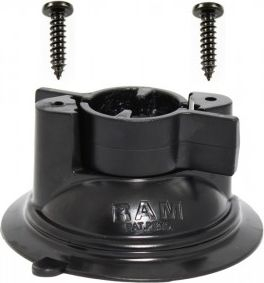 Држач RAM Mount со вакуум 3.25 со основа Twist Lock, топка 1\", црн