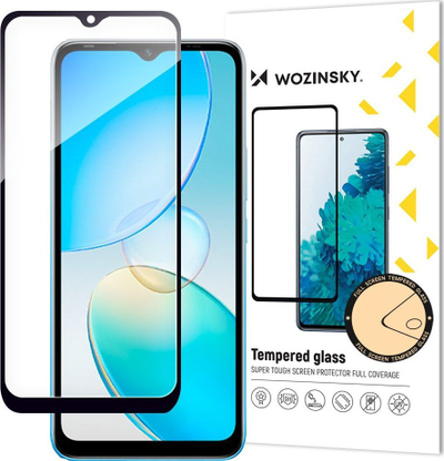 Qelc mbrojtës Wozinsky për Infinix Hot 12i, xham i fortë, me kornizë të zezë