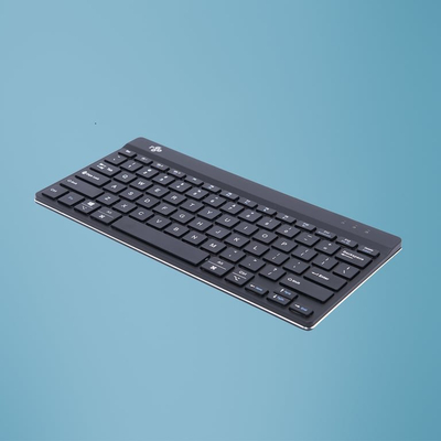 Tastierë R-Go Tools Compact Break, Bluetooth, QWERTY US, e zezë