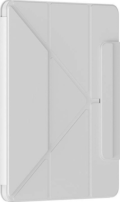 Mbulesë tableti Baseus Safattach Y-type, për iPad Pro 12.9", me mbajtëse për stylus, e bardhë