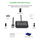 Hub USB Ugreen 4 Porta, USB 3.0, kabllo 1m, ngjyrë e zezë