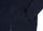 Bluzë me kapuç për goca 4F F0956, me zinxhir, xhepa anës, blu navy