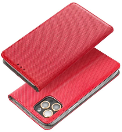 Futrollë libri OEM SMART CASE për Samsung A17 Oppo A17k, me magnet, me stand, e kuqe