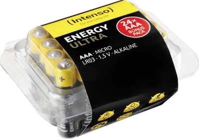 Bateri alkaline Intenso Energy Ultra AAA R03, 24 copë