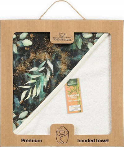 Mbulesë banjoje për bebat Matex Bamboo Design, 100x100cm, bambu me pambuk, e bardhë