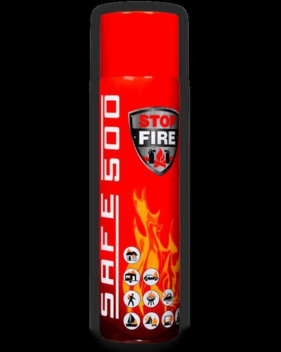 Спреј против пожар Kidde SAFE 500, пена AFFF, 500 ml, бел