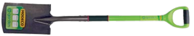 Lopatë kopshti Modeco Straight Spade MN-79-355, dorezë fibër xhami, e zezë