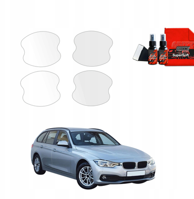 Fletë mbrojtëse doreze GrizzGlass BodyShield, BMW 3 F31 Kombi LCI 2015-2018, set 4 copë, transparente