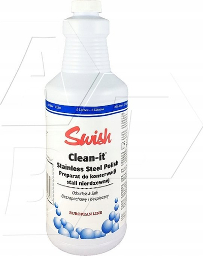 Pastë pastruese çelik inox Swish Stainless Steel Polish, pastrim dhe lustër, metalik