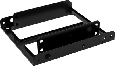 Adapter montimi Akasa AK-HDA-11, 3.5" në 2x 2.5", me kabllo SATA, i zi