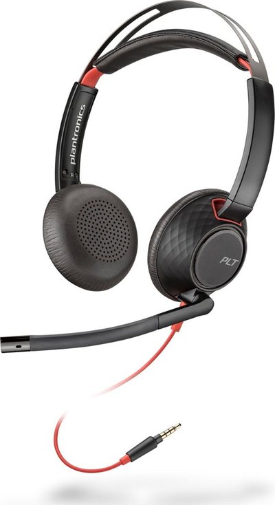 Kufje HP Poly Blackwire 5220, 3.5mm, me mikrofon, ngjyrë e zezë