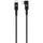 Dviced Angled Braided Cable USB-C To USB-C, 1,25m, Black