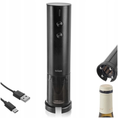 Hapëse elektrike vere Orion, 19.5 cm, me karikues USB C, e zezë