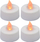 Set qirinj LED tealight Arti Casa, 4 copë, me bateri, ngjyrë e bardhë