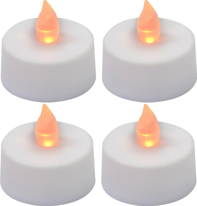 Set qirinj LED tealight Arti Casa, 4 copë, me bateri, ngjyrë e bardhë