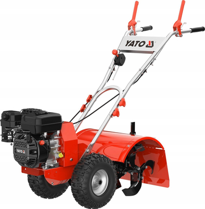 Kultivator me benzinë Yato Petrol Tiller, 48cm, motor Loncin 196cm³ 5.58HP, i kuq