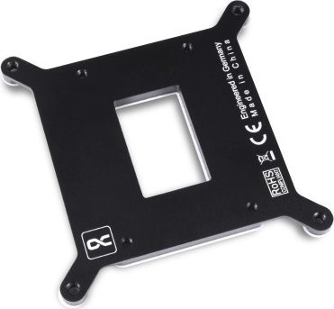 Backplate për ftohës CPU Alphacool Apex XPX Eisbaer, për LGA 1700, metal full cover, e zezë
