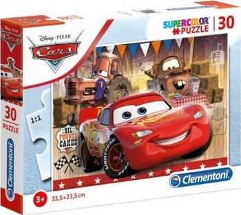 Puzzle Clementoni Super Color Cars, 30 elemente