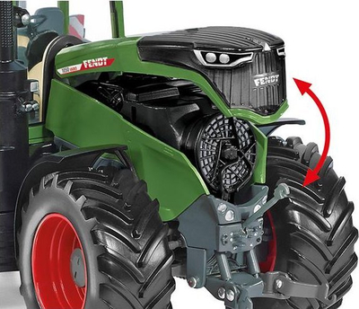 Model traktor Wiking Fendt 1050 Vario, shkallë 1/32, metal die-cast, jeshil