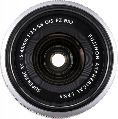Objektiv Fujifilm XC 15-45mm F3.5-5.6 OIS PZ, zoom, për Fujifilm X, argjendtë