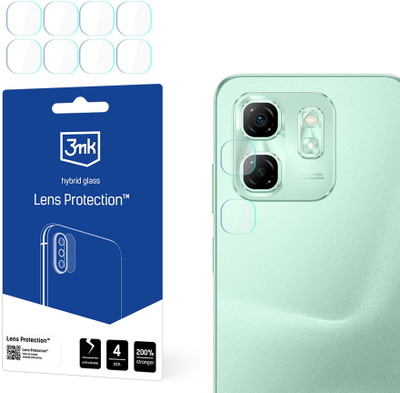 Mbulesë xhami lente 3MK Lens Protection, për Infinix Hot 50i, xham hibrid transparent