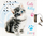 Ditari me dry Starpak Locked Diary Kitten, për kalamaj, me çelësa, shumëngjyrësh
