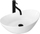 Lavaman banaku Kate, 56 cm, oval, i bardhë me shkëlqim