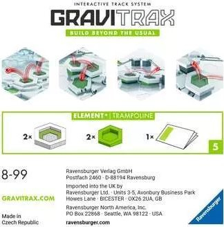 Set zgjerues Ravensburger Gravitrax Trampoline, për pistë Gravitrax, për fëmijë 8+