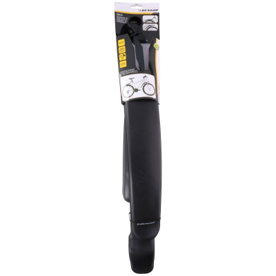 Set mbrojtëse balte biçiklete Dunlop MTB, 24"-26", plastikë, i zi
