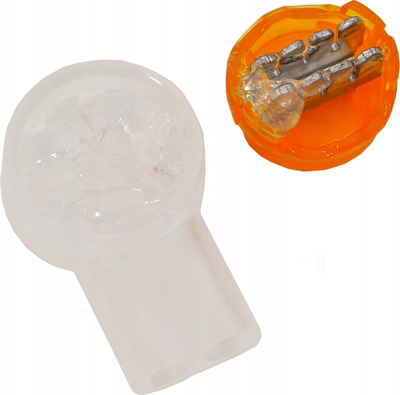 Konektor njëpërçues Corning 3M Scotchlok UY2, set me 100 copë, transparent