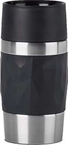 Gotë termike Emsa Travel Mug Compact N21601, 0.3L, inoks, gri