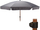 Сончобран Grey Umbrella, дијаметар 220 cm, алуминиум, сив