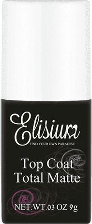 Llak për thonj Elisium Top Coat Total Matte, 9ml