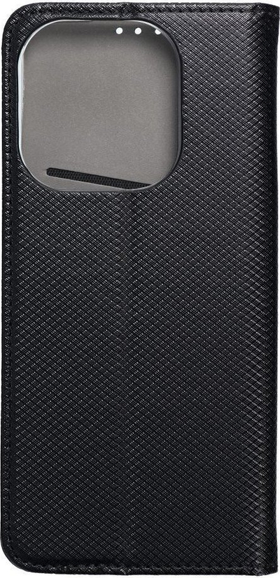 Mbështjellës telefoni flip për Tecno Spark Go POP 7 POP 7 Pro, me magnet, me xhep kartash, i zi