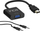 Adapter HDMI në VGA INCA IHTV-7TS, 1080p, me audio USB, i zi