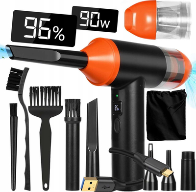 Fshesë elektrike Sprone 2in1 Air Blower, 90W, pa kabllo, e zezë