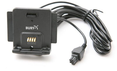 Mbajtës ekrani BURY CC 9060, për sistem hands free, i zi