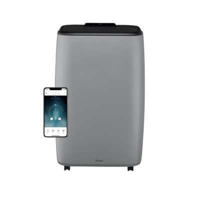 Kondicioner portativ Duux North Smart DXMA22, 9000 BTU, kontroll smart, gri e hapur