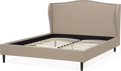 Shtrat tapicerie Colmar, Super King Size, 160x200 cm, bezhë