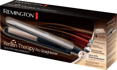 Преса за коса Remington Keratin Therapy Pro S8590, 160 - 230 °C, крем