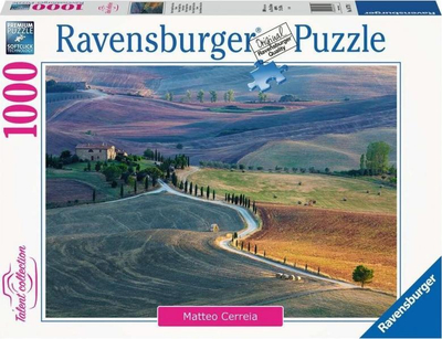 Puzzle Ravensburger Talent Collection Podere Terrapille, 1000 copa, shumëngjyrësh