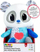 Lodër pelushi Lamaze Soothing Heart Panda, me dritë, me melodi, shumëngjyrëshe