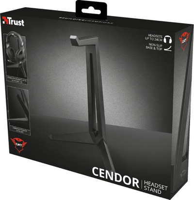 Mbajtëse kufjesh Trust GXT260 Cendor (22973), e zezë